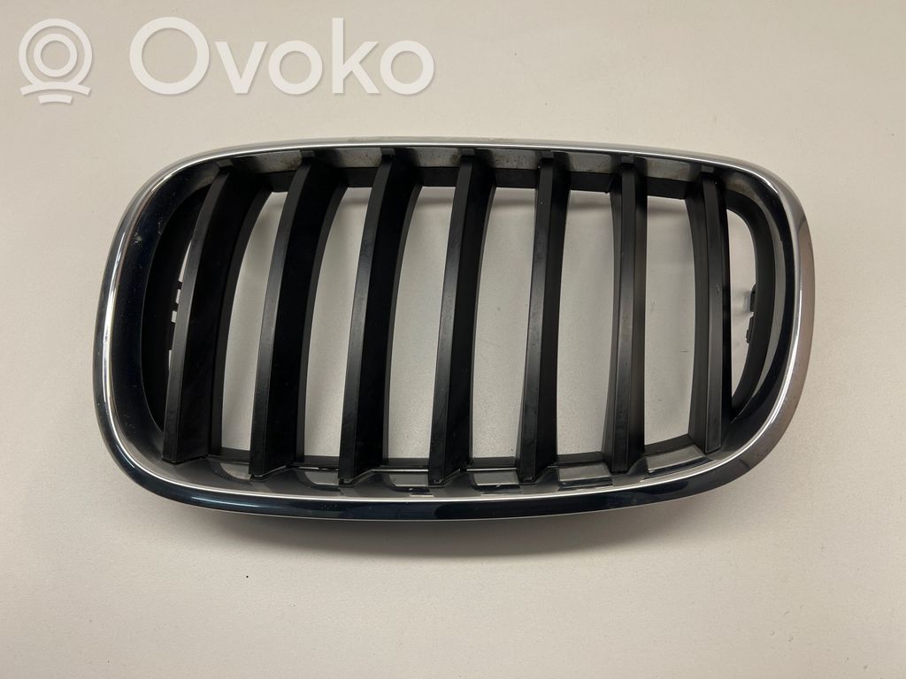 BMW X5 E70 Etupuskurin ylempi jäähdytinsäleikkö 