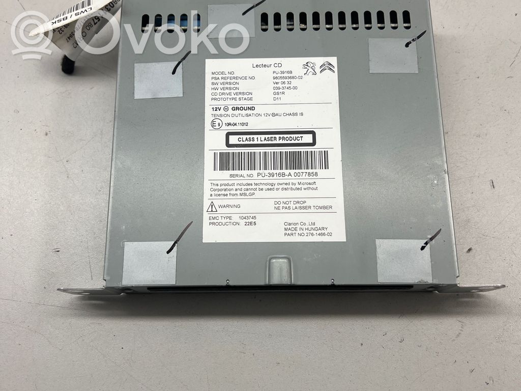 Peugeot 308 Radio/CD/DVD/GPS head unit 