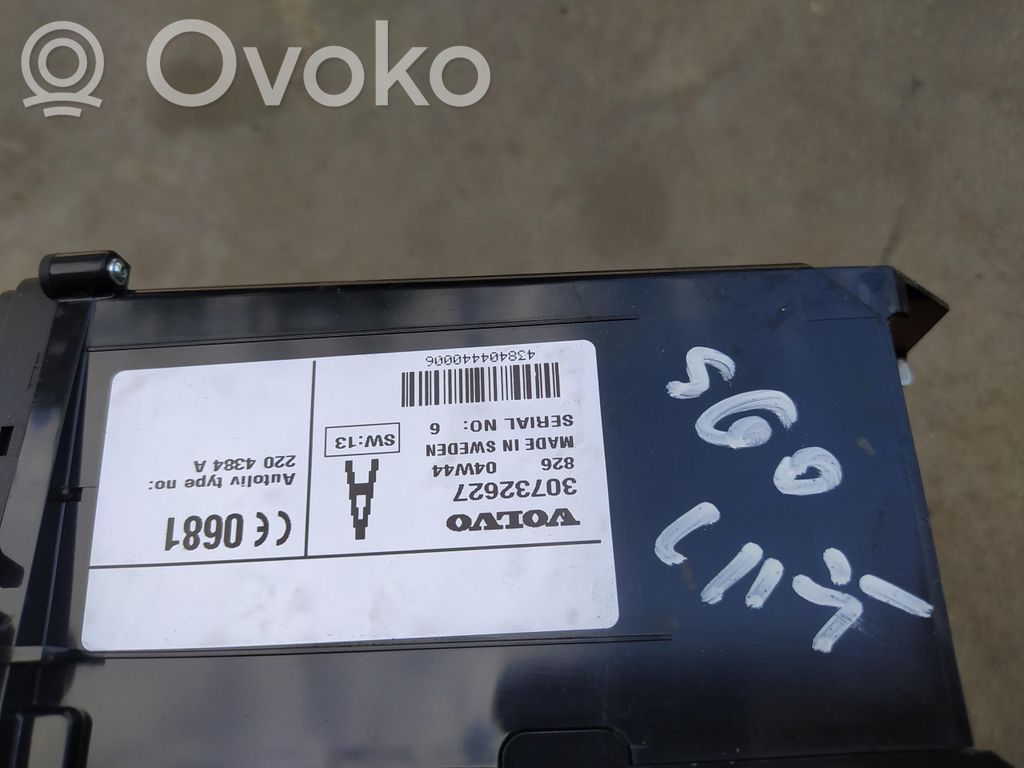 Volvo S60 Phone keyboard 