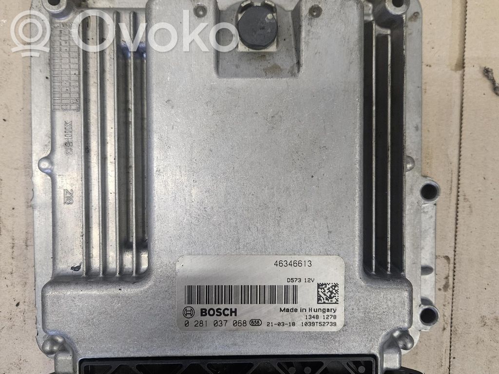 Fiat 500X Engine control unit/module ECU 