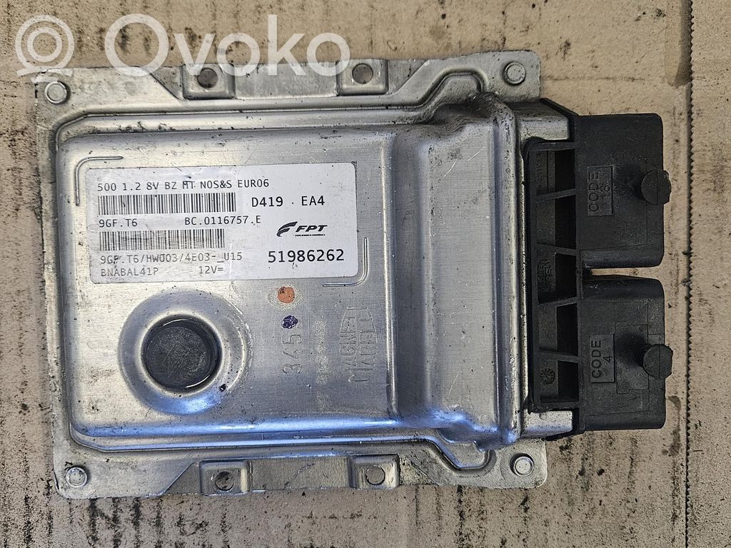 Fiat 500X Engine control unit/module ECU 