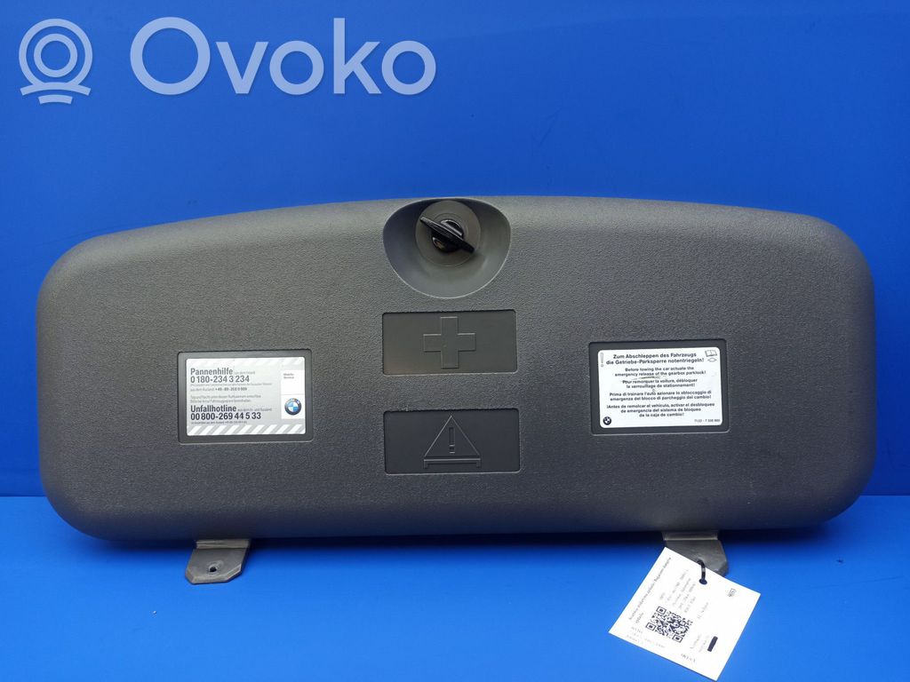 BMW 7 E65 E66 Tailgate emergency lock open trim 