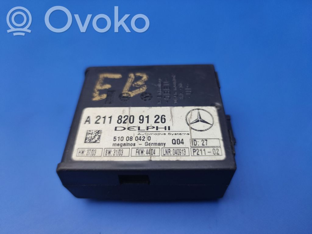 Mercedes-Benz E W211 Signalizacijos valdymo blokas 