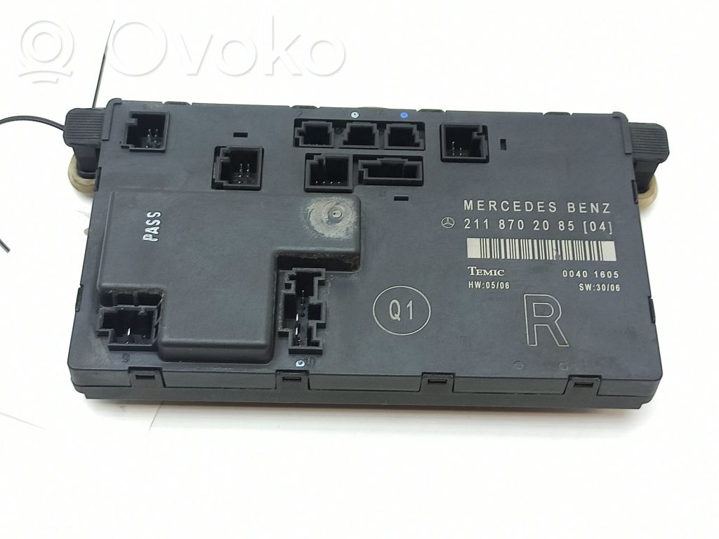 Mercedes-Benz E W211 Door control unit/module 