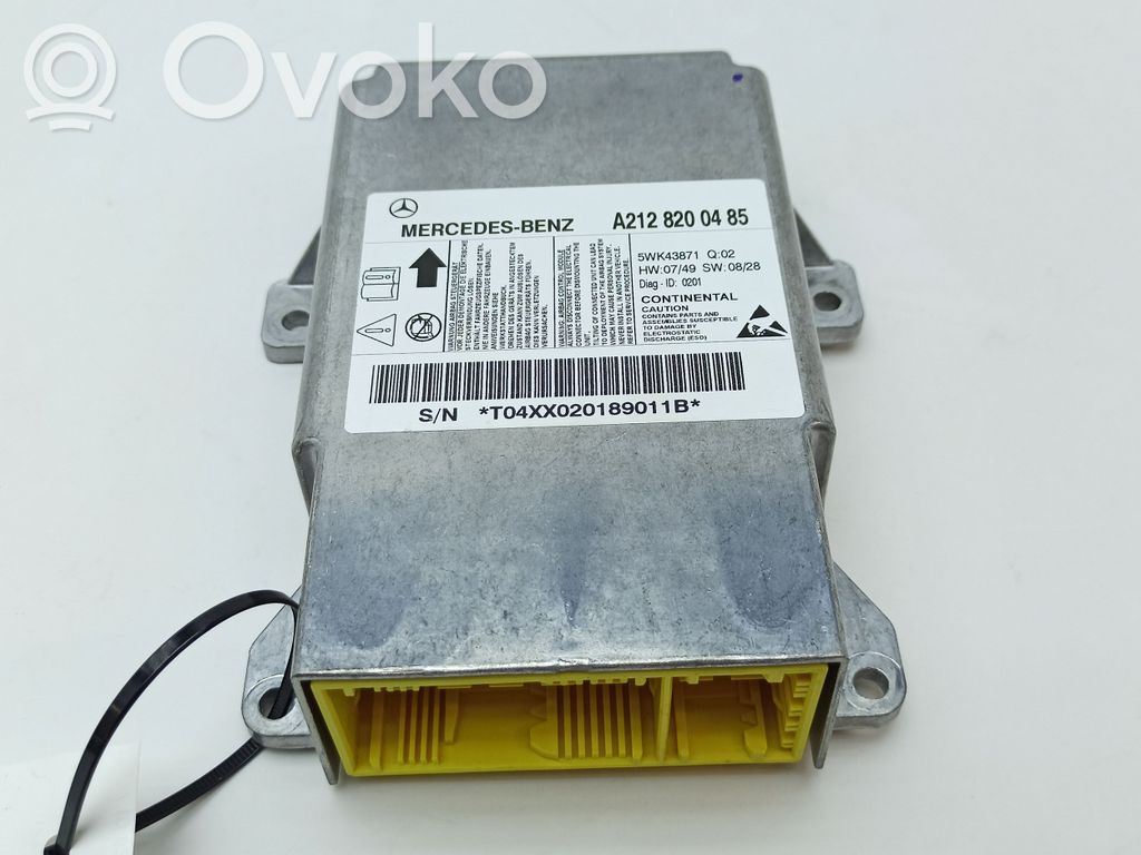 Mercedes-Benz E W212 Airbag control unit/module 