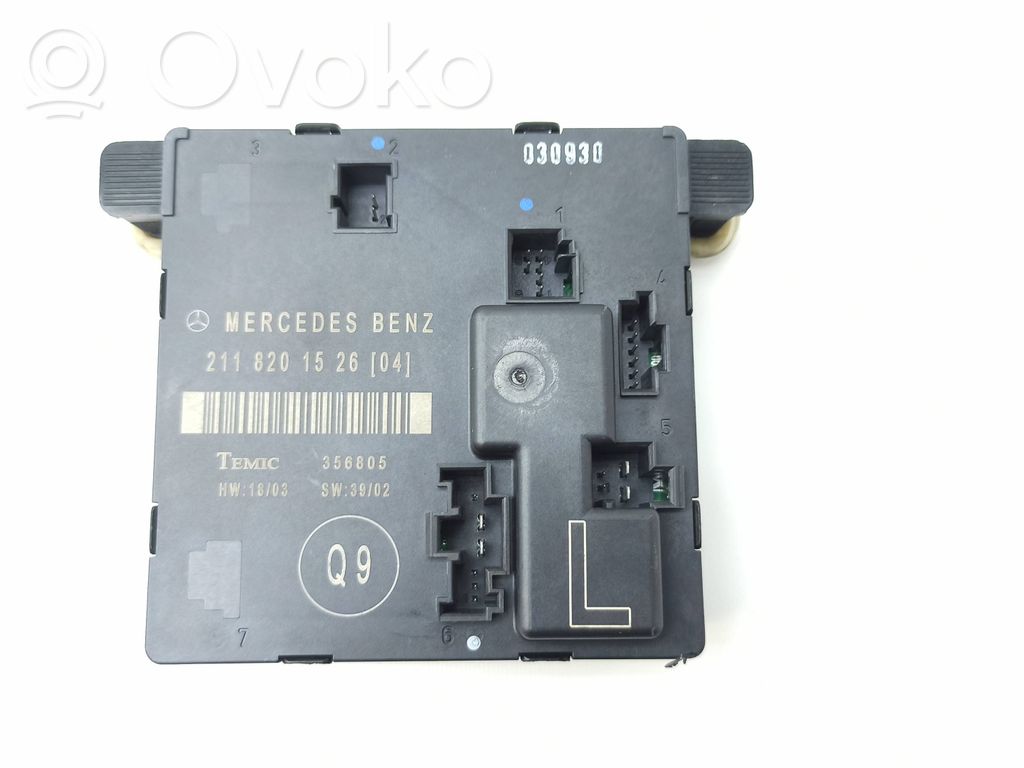Mercedes-Benz E W211 Door control unit/module 