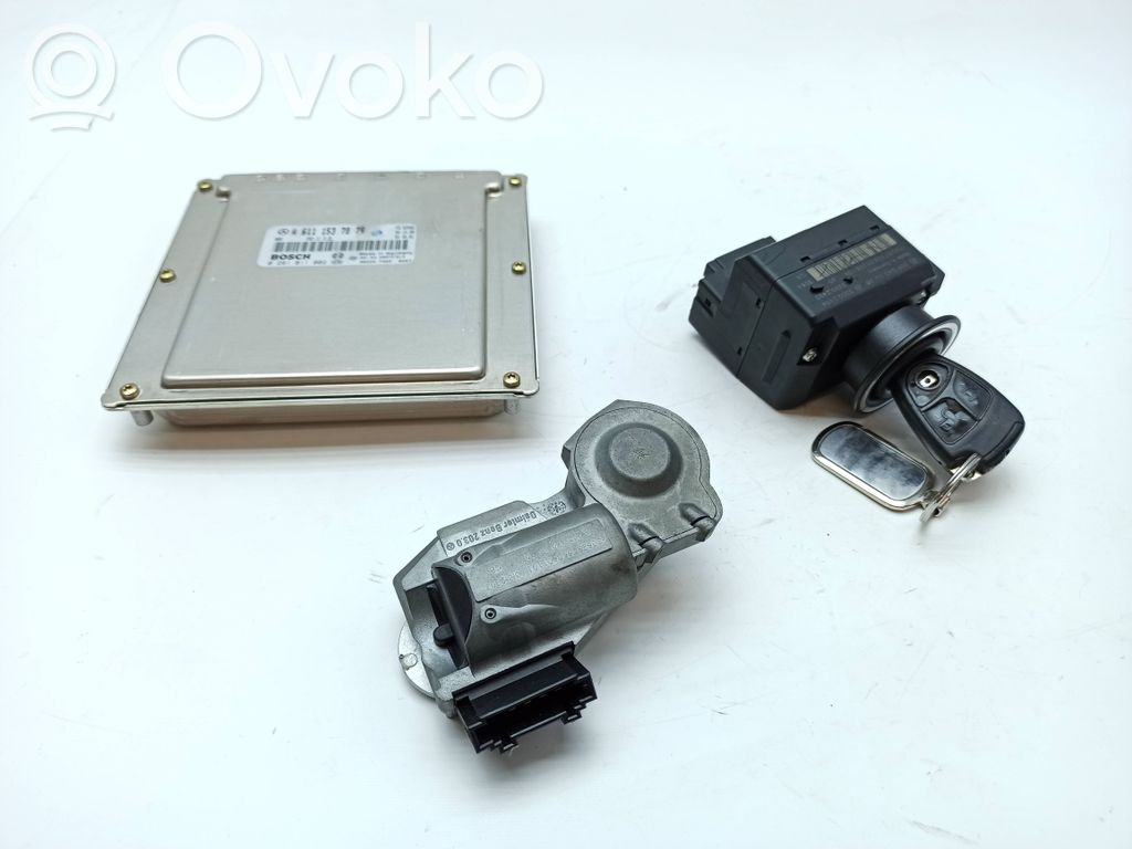 Mercedes-Benz C W203 Komputer / Sterownik ECU i komplet kluczy 