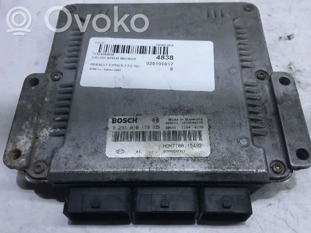 Renault Espace III Sterownik / Moduł ECU 