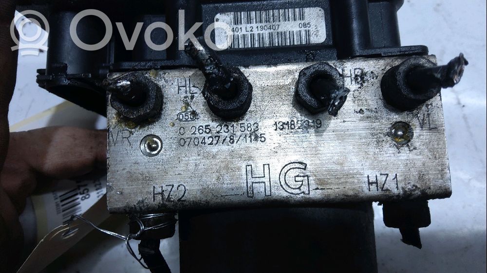 Opel Meriva A Unidad de control/módulo del ABS 