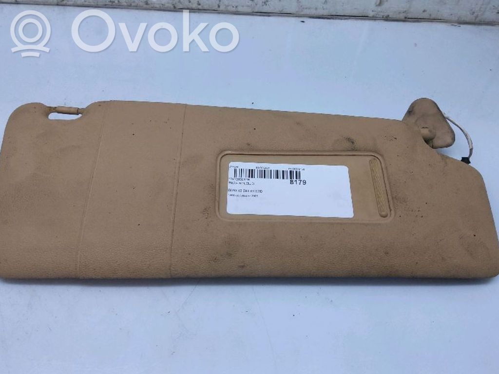 BMW X3 E83 Visera parasol 