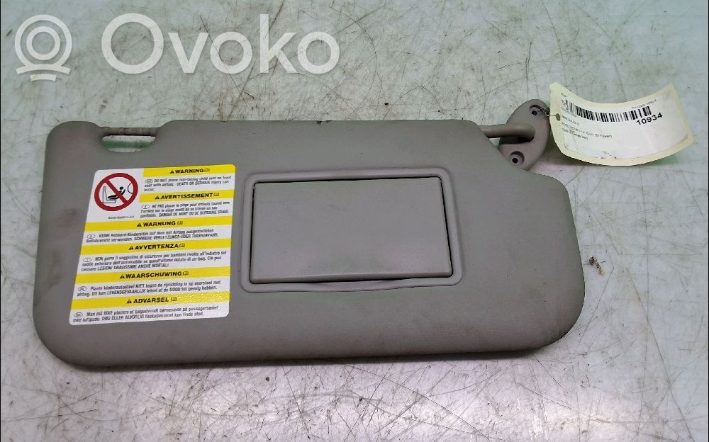 Ford Fiesta Sun visor 