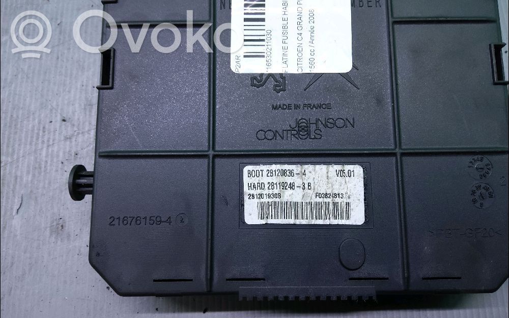 Citroen C4 Grand Picasso Módulo de fusible 