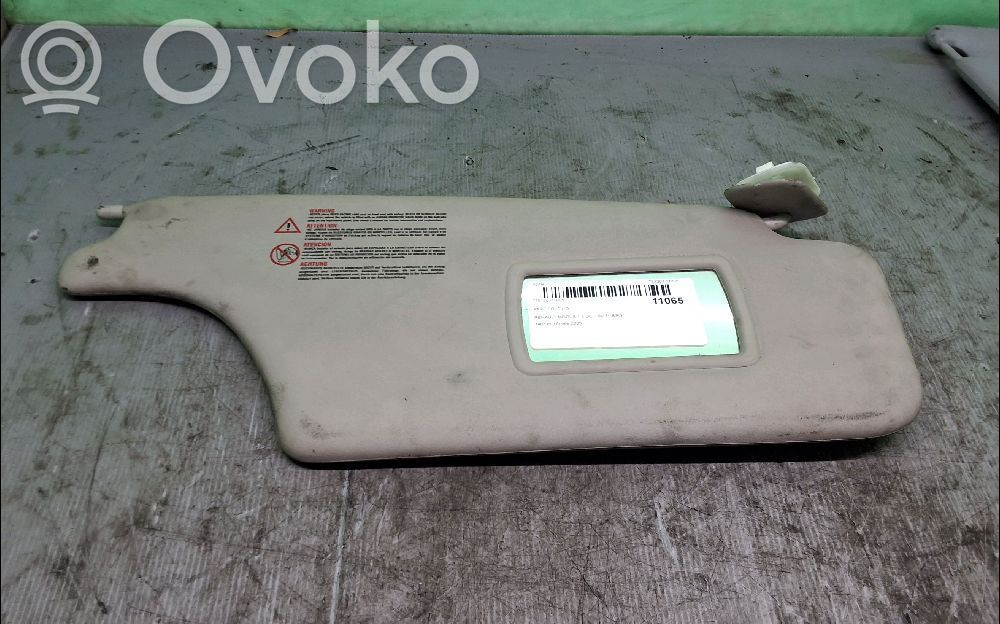 Renault Modus Sun visor 