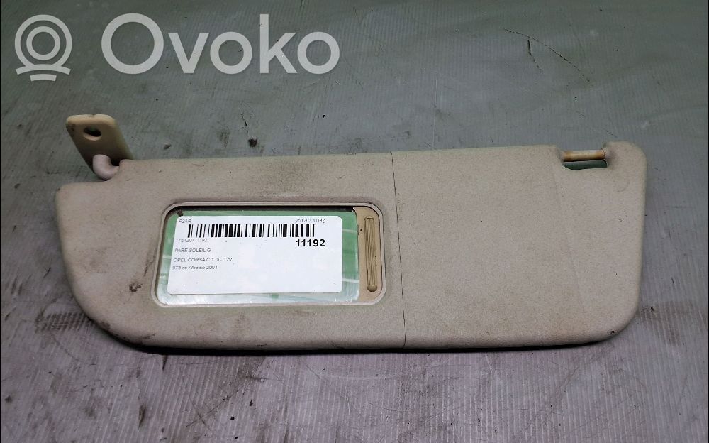 Opel Corsa C Sun visor 