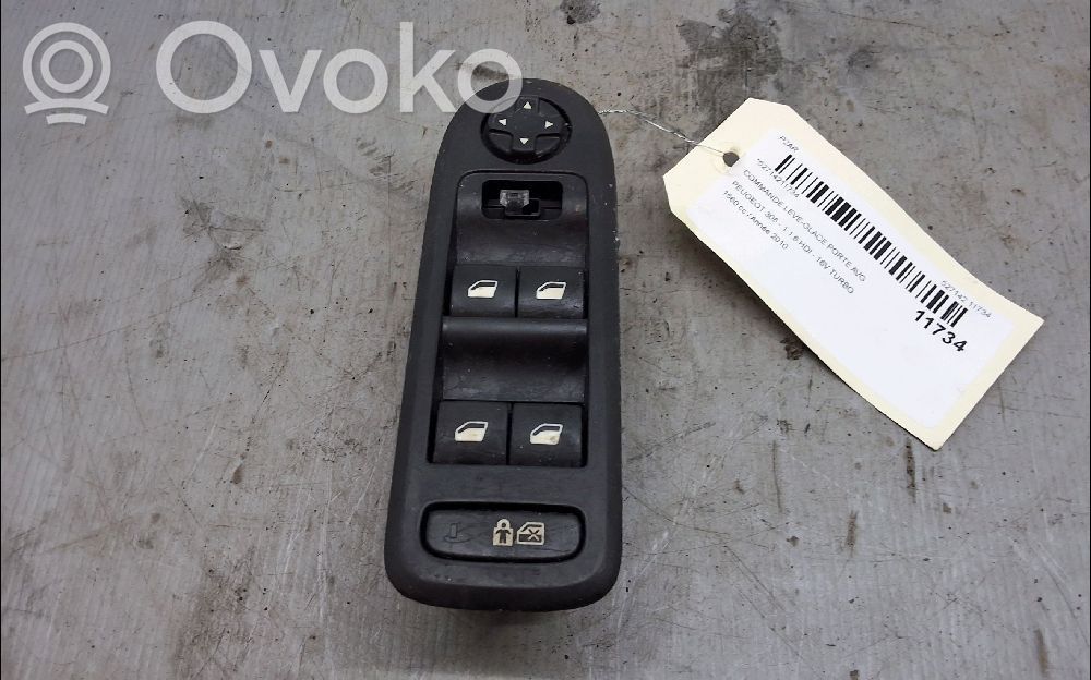 Peugeot 308 Electric window control switch 