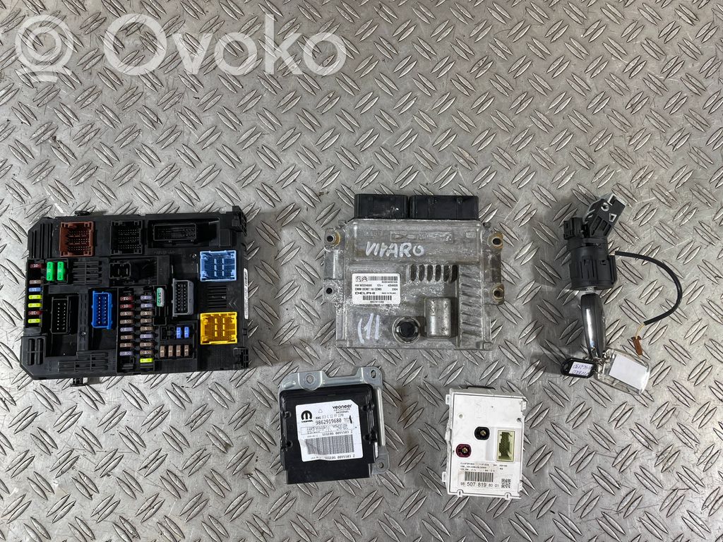 Opel Vivaro Engine ECU kit and lock set 