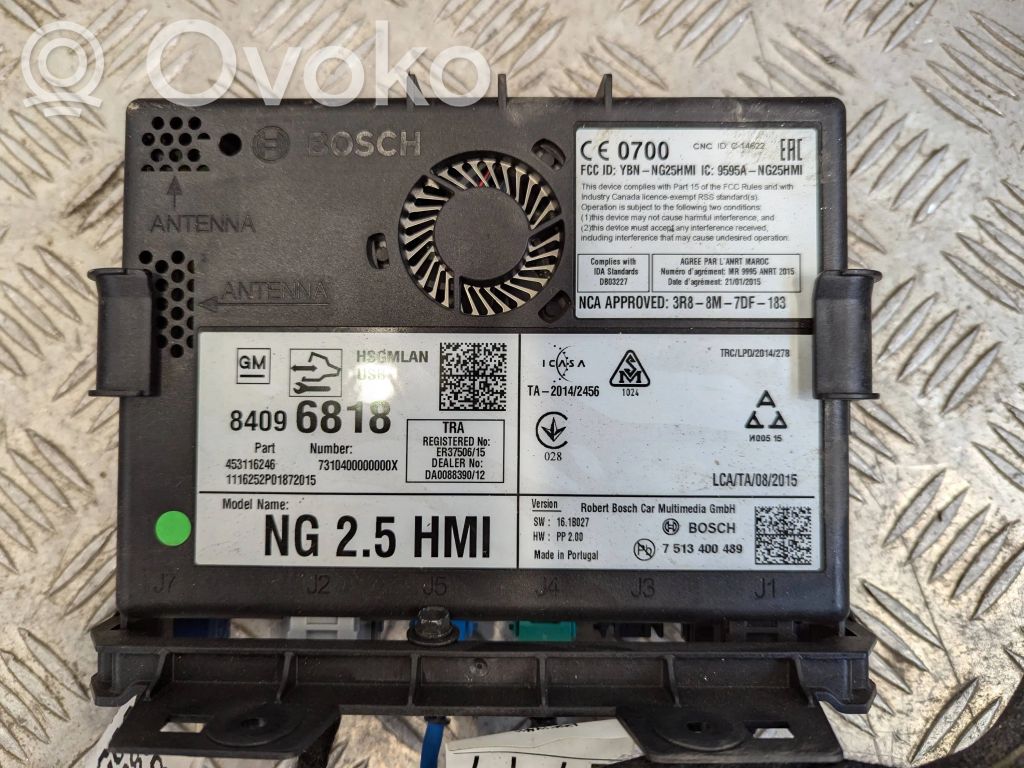 GPS navigation control unit/module   84096818