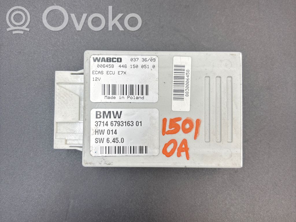 BMW X5 E70 Air suspension control unit module (rear) 
