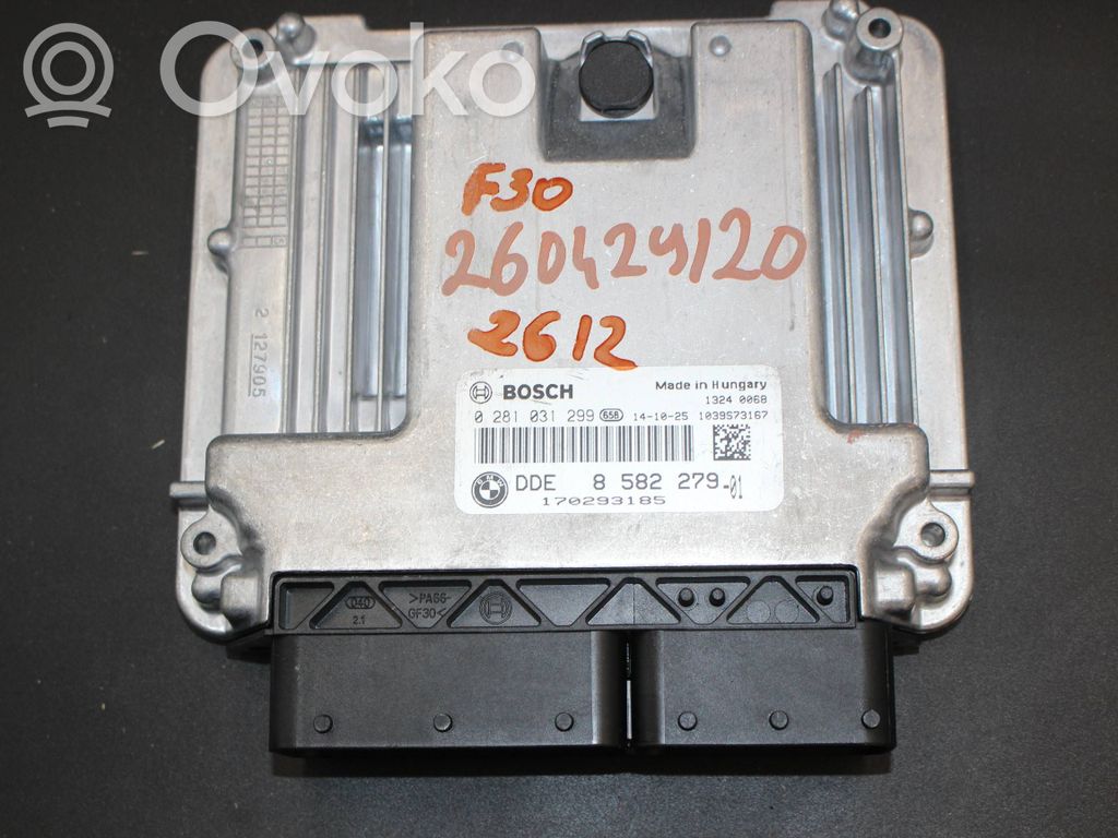 BMW 3 F30 F35 F31 Variklio valdymo blokas 