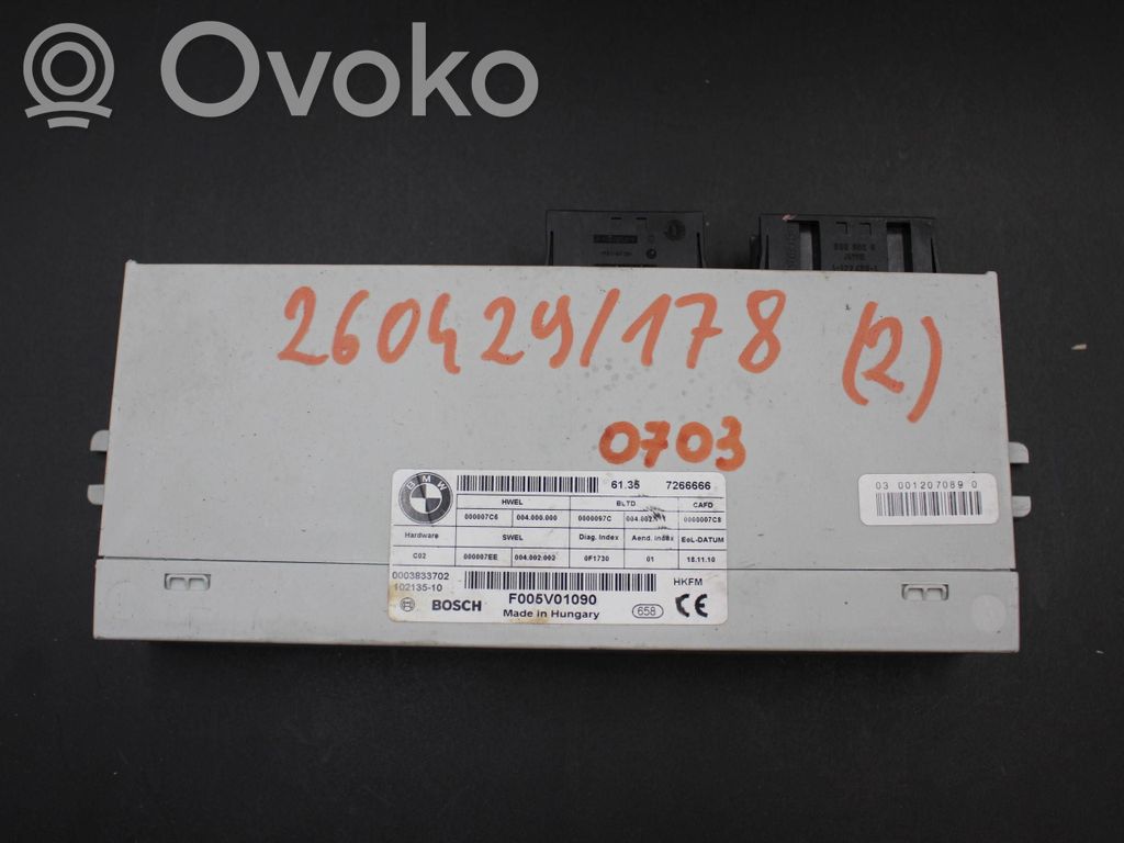 BMW 5 F10 F11 Sterownik / Moduł elektrycznej klapy tylnej / bagażnika 