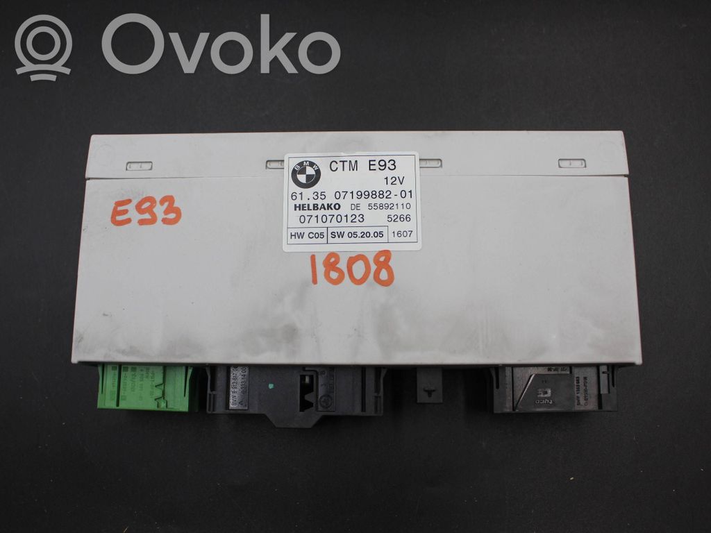 BMW 3 E90 E91 Sunroof control unit/module 