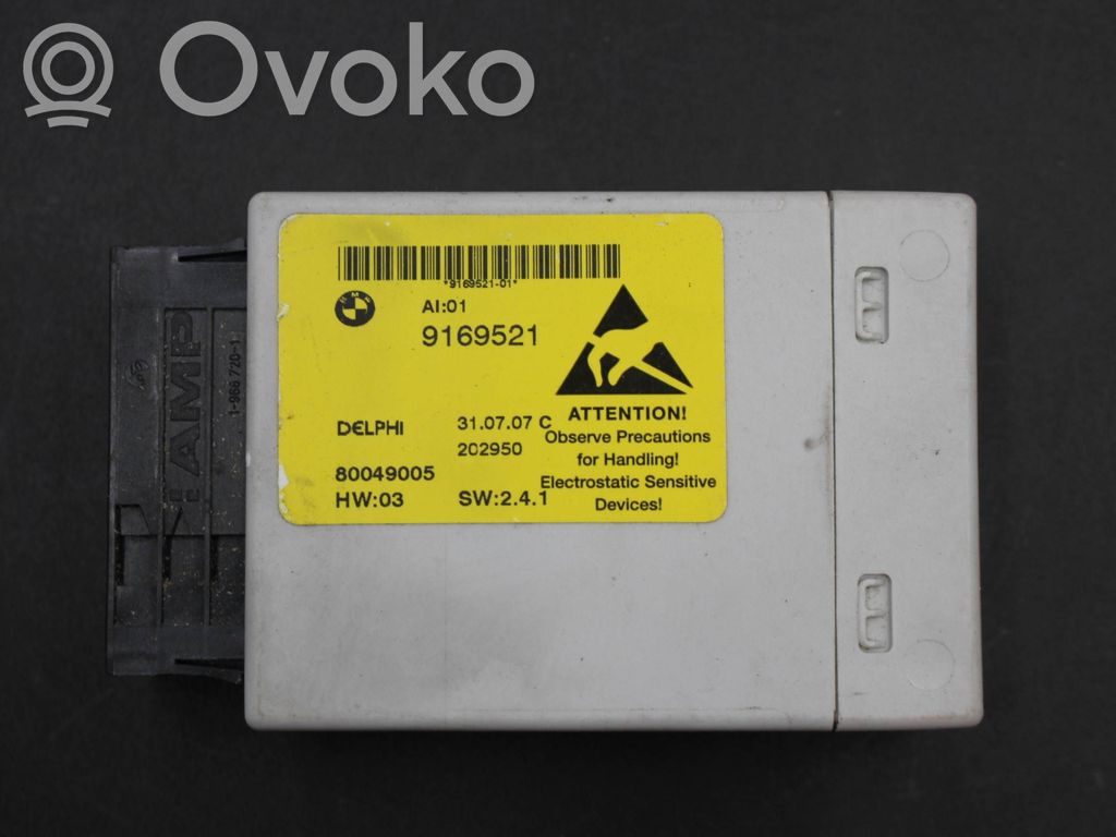 BMW 5 E60 E61 Centrinės konsolės valdymo blokas 