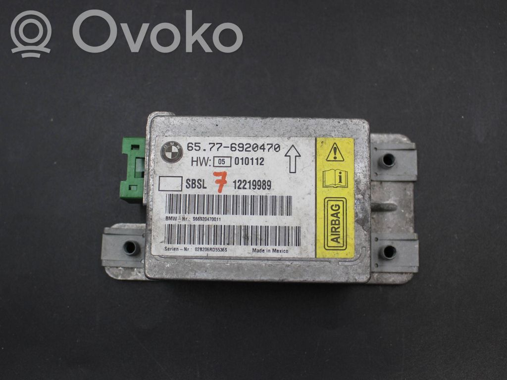 BMW 7 E65 E66 Airbag control unit/module 