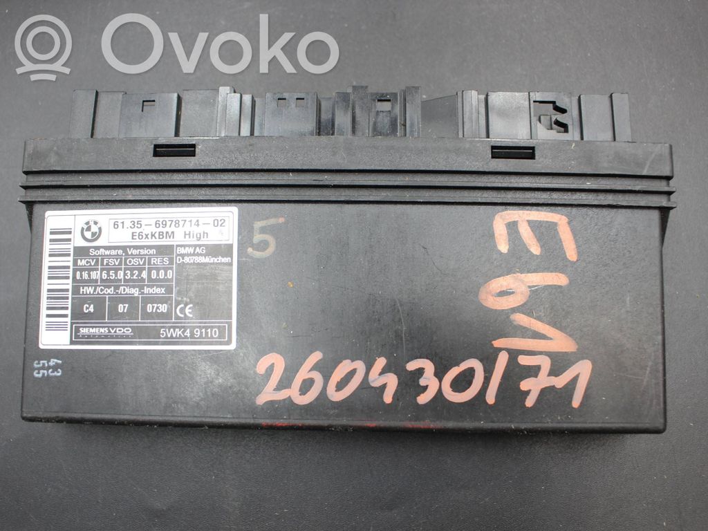 BMW 5 E60 E61 Comfort/convenience module 