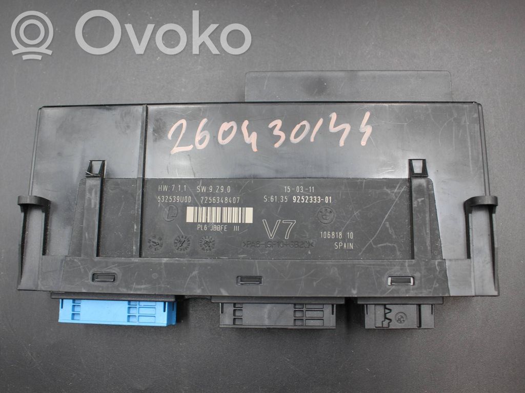 BMW 5 F10 F11 Moduł / Sterownik komfortu 