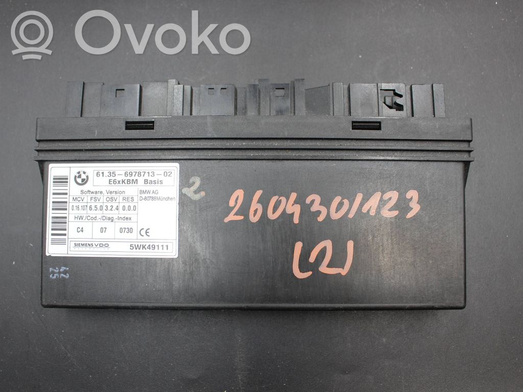 BMW 5 E60 E61 Komforta modulis 