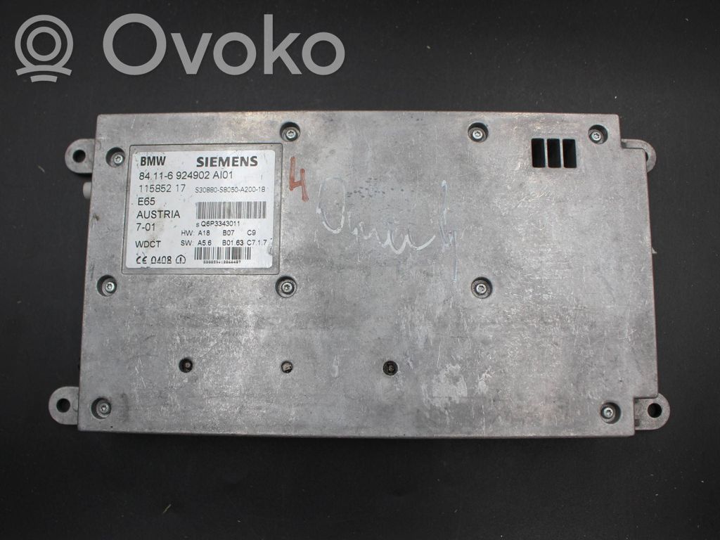 BMW 7 E65 E66 Unidad de control/módulo del teléfono 