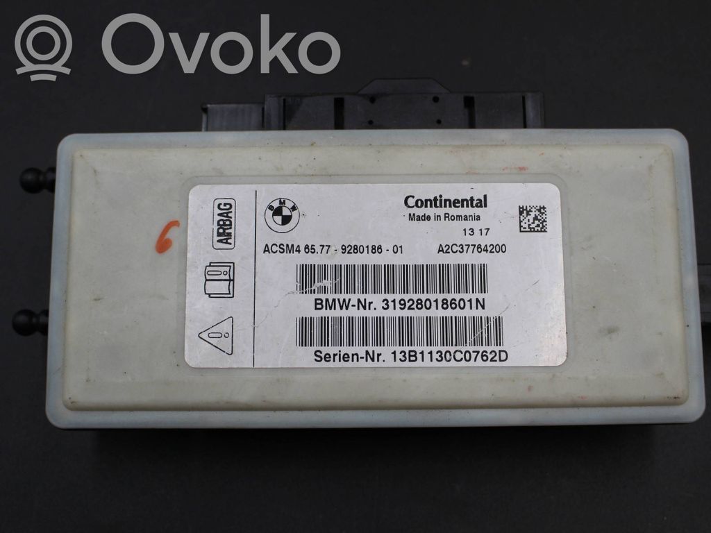 BMW 7 F01 F02 F03 F04 Airbag control unit/module 