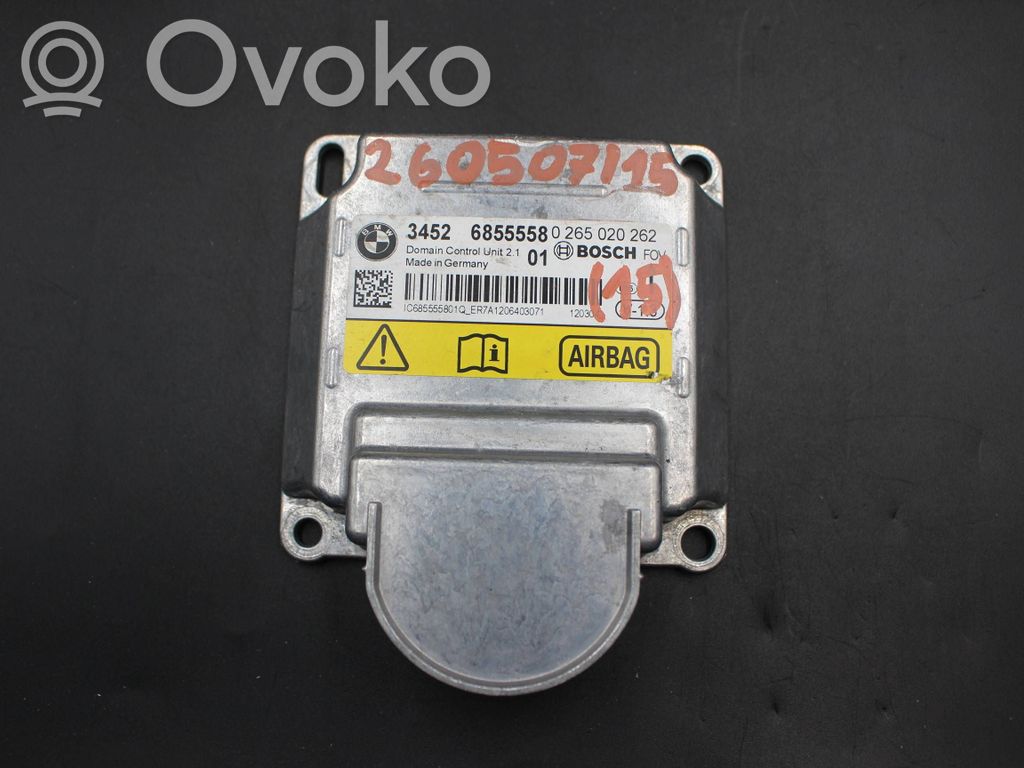 BMW 1 F20 F21 Turvatyynyn ohjainlaite/moduuli 