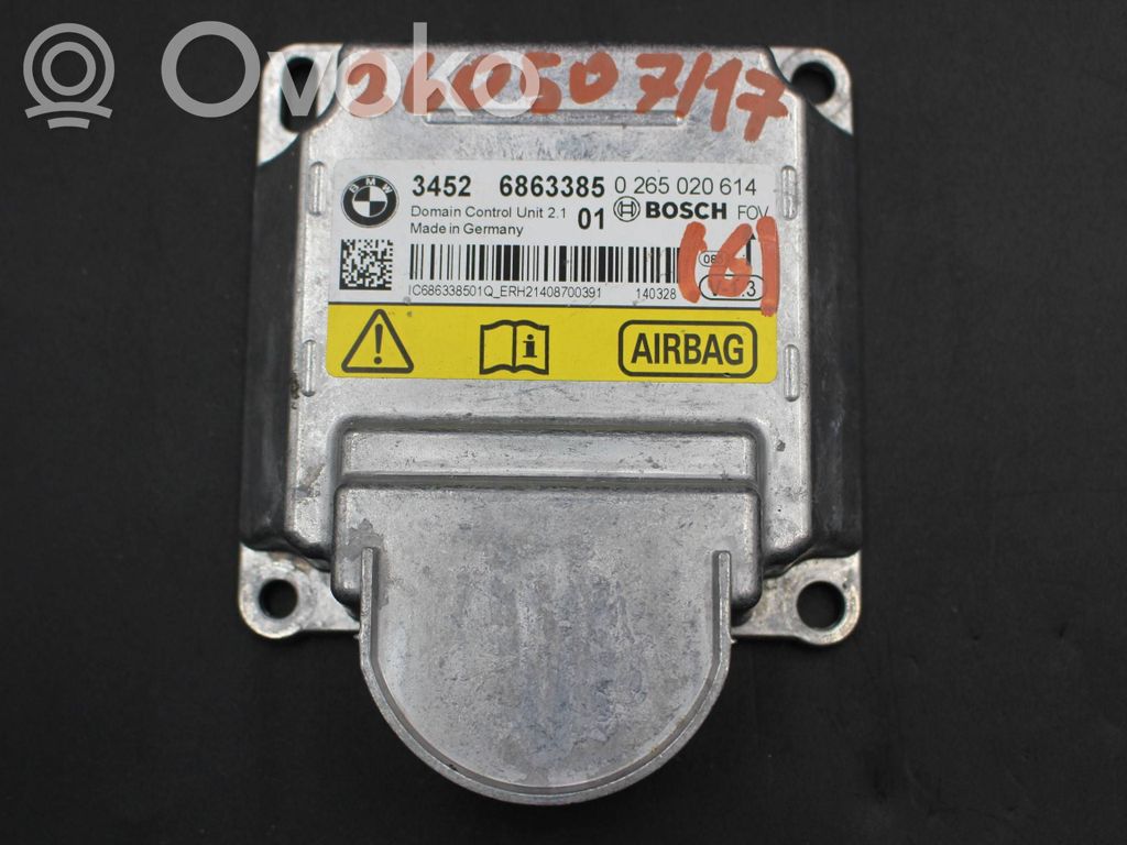BMW X3 F25 Sterownik / Moduł Airbag 