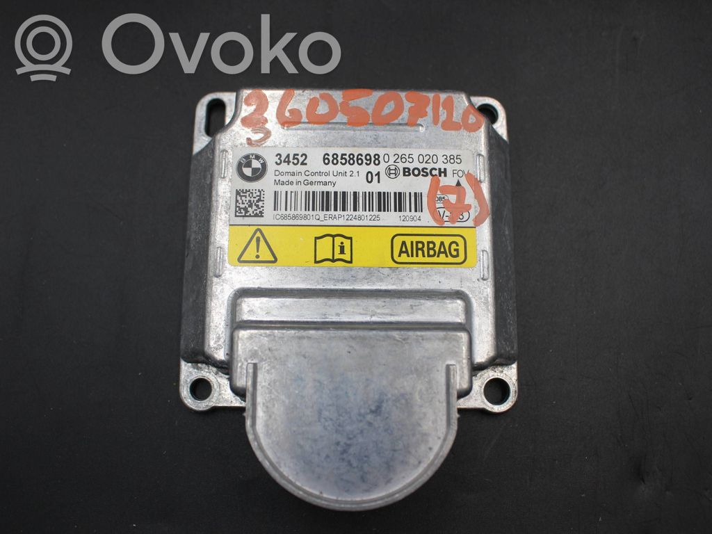 BMW 3 F30 F35 F31 Airbag control unit/module 