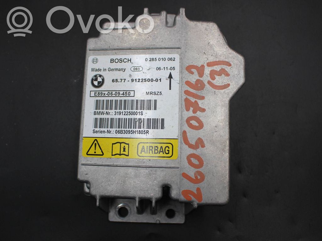 BMW 3 E90 E91 Airbag control unit/module 