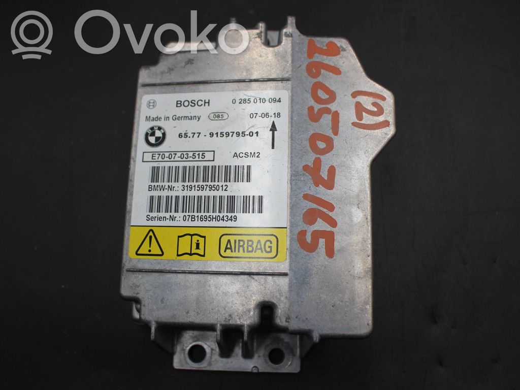BMW X5 E70 Airbag control unit/module 
