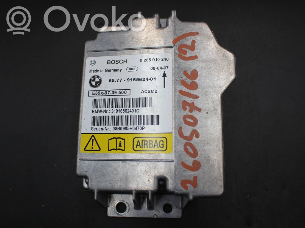 BMW 3 E92 E93 Airbag control unit/module 