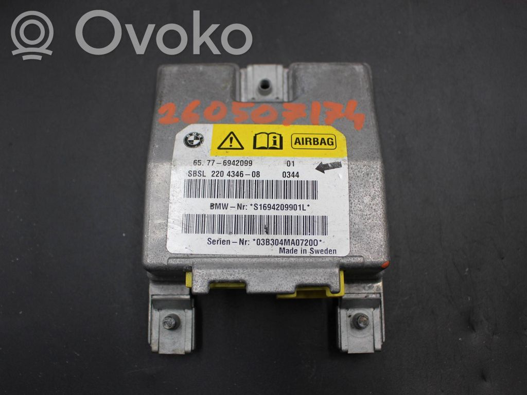 BMW 5 E60 E61 Airbag control unit/module 