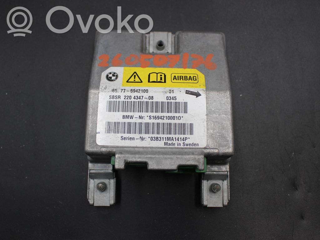 BMW 5 E60 E61 Airbag control unit/module 