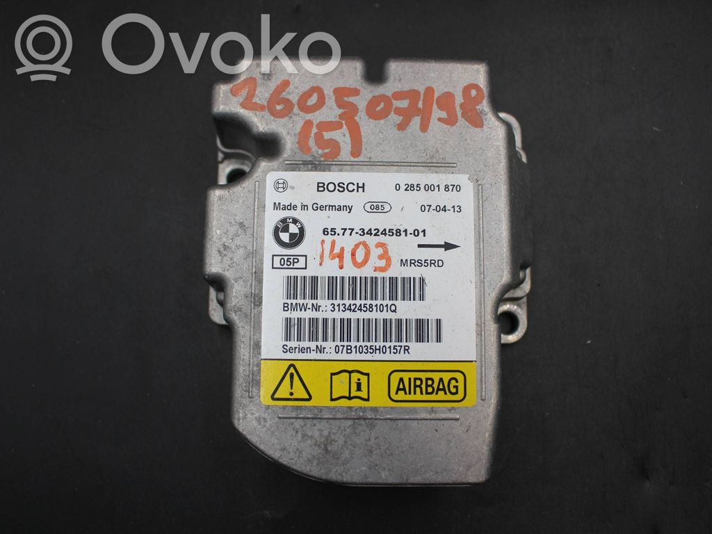 BMW X3 E83 Airbag control unit/module 