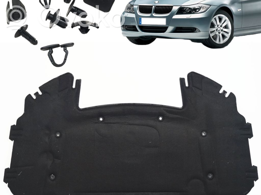 BMW 3 E92 E93 Garso izoliacija variklio dangčio 