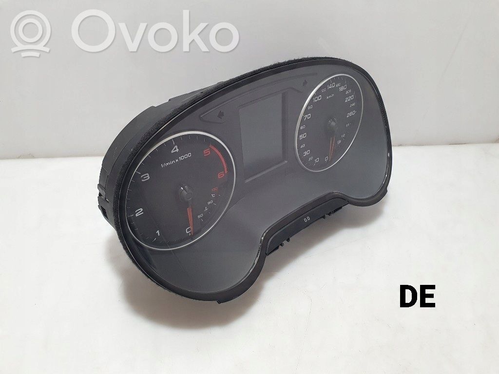 Audi A3 S3 8V Speedometer (instrument cluster) 