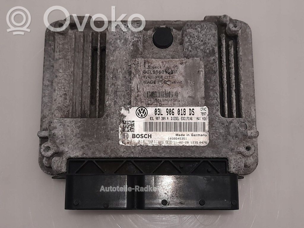 Volkswagen Touran II Unitate/modul de control motor 