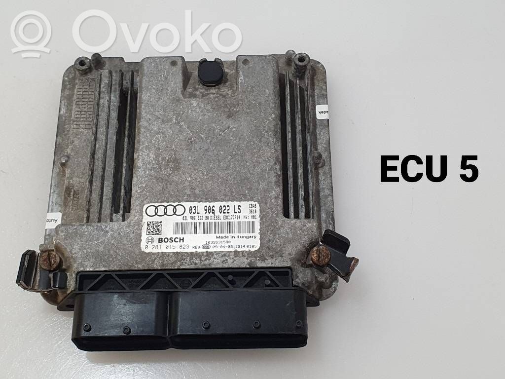 Engine control unit/module   03L906022LS,03L906022BQ,0281015823
