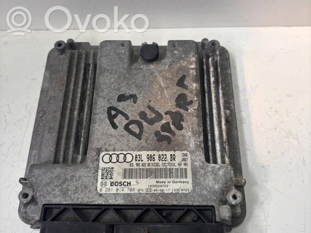 Audi A3 S3 8P Engine control unit/module 