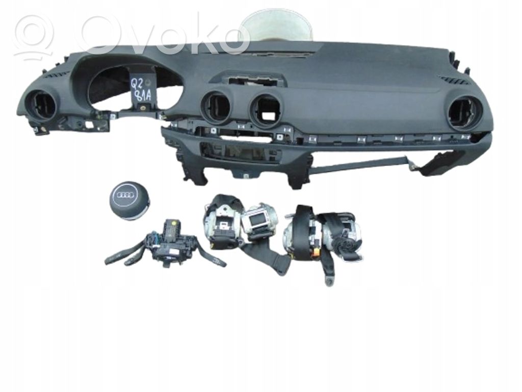 Juego de airbag con panel