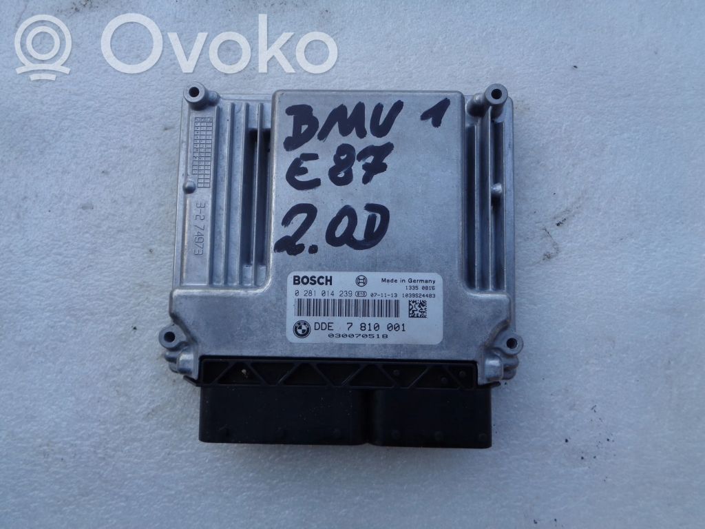 Moottorin ohjainlaite/moduuli   7810001