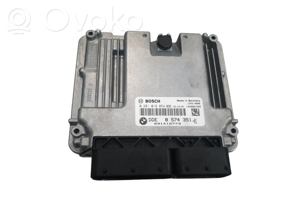 BMW X1 E84 Motora vadības bloka ECU 