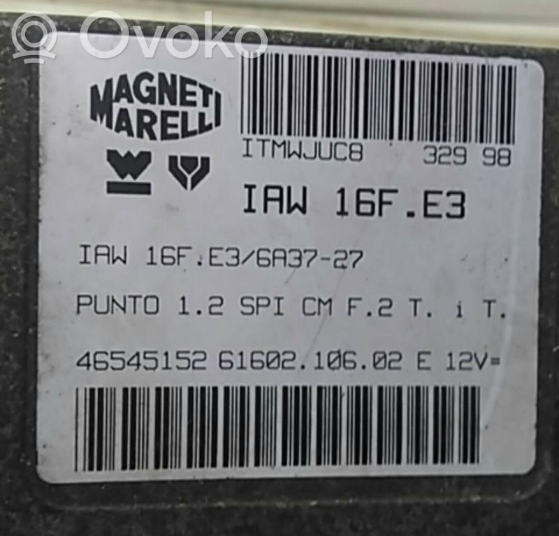 Engine control unit/module   IAW,16F,ITMWJUC8